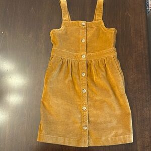 J Crew, Crew Cuts, Corduroy Dress,  jumper, Golden Brandy Color Girls 6